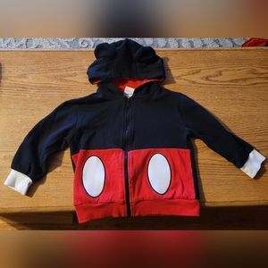 Boys zip up Mickey jacket 5T